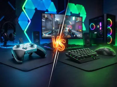 manette vs clavier souris